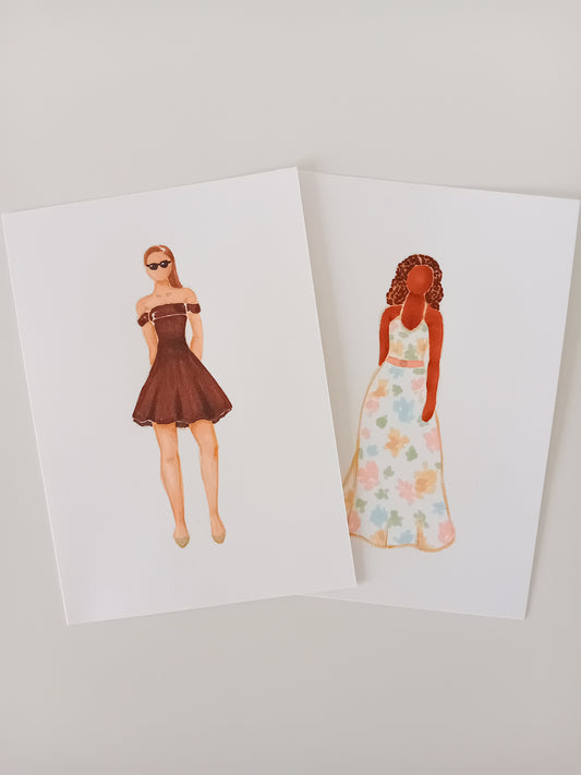 Hand-Painted Custom Mini Portraits