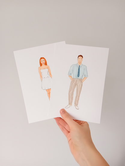 Hand-Painted Custom Made Portrait