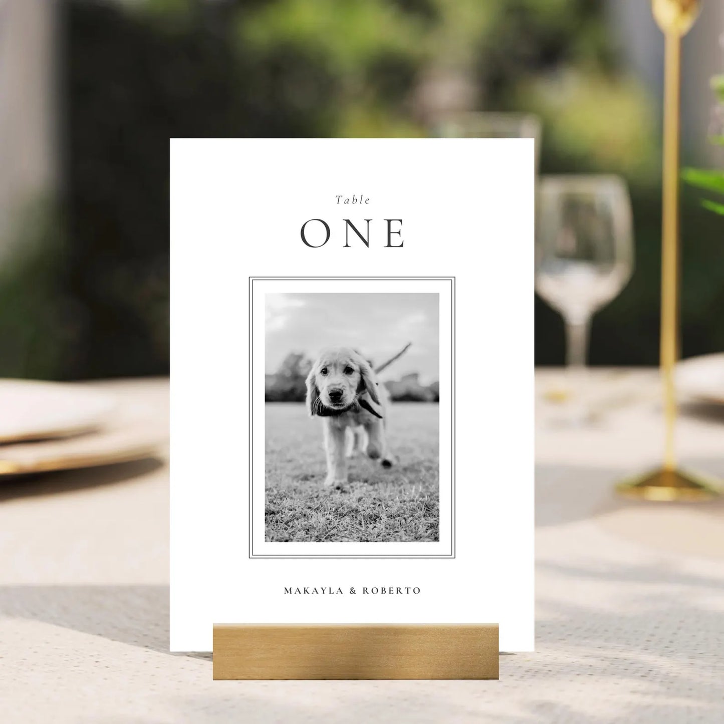 Table Numbers template made in Canva