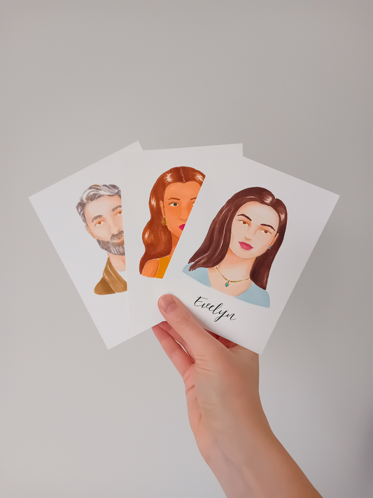 Hand-Painted Custom Made Place Cards